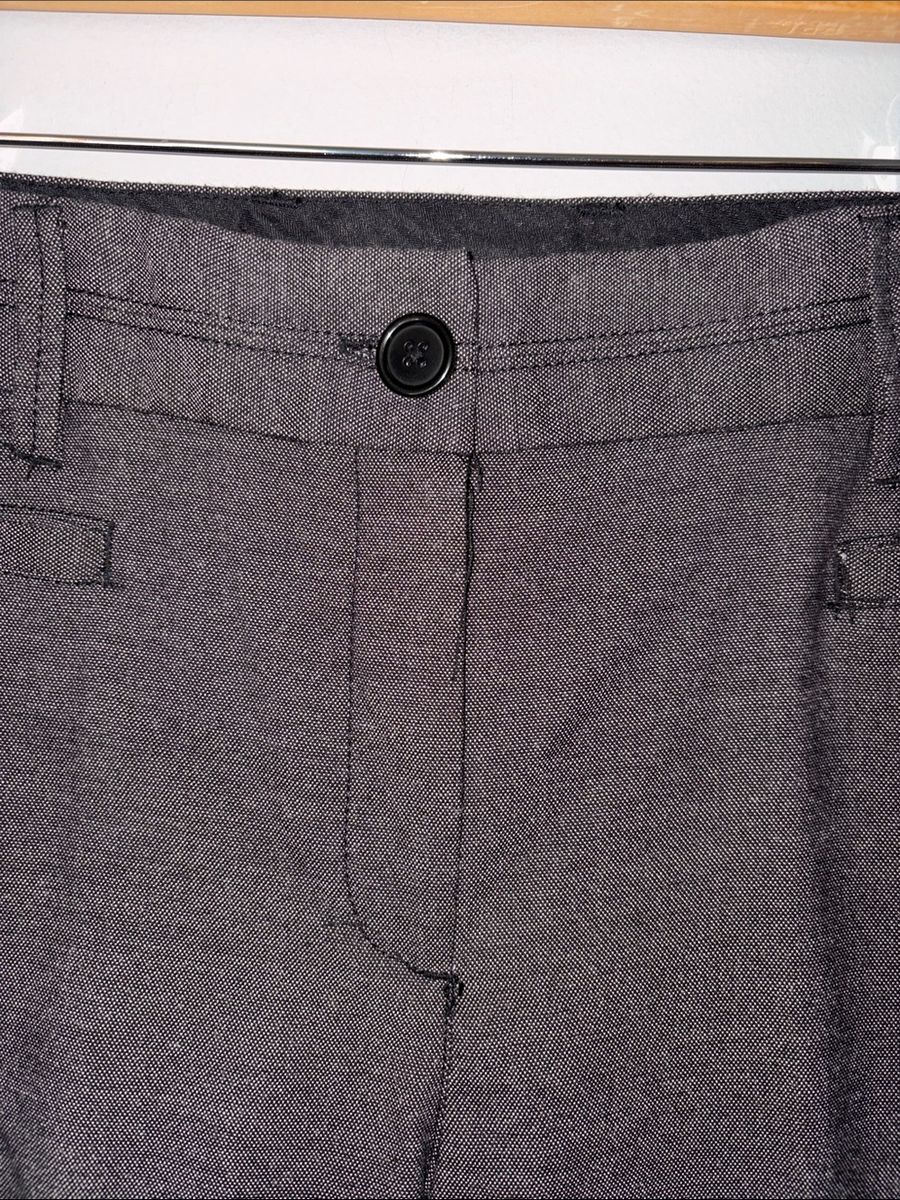new directions Women's Straight Leg Dress Pants in Charcoal Gray size 12 - Picture 2 of 5
